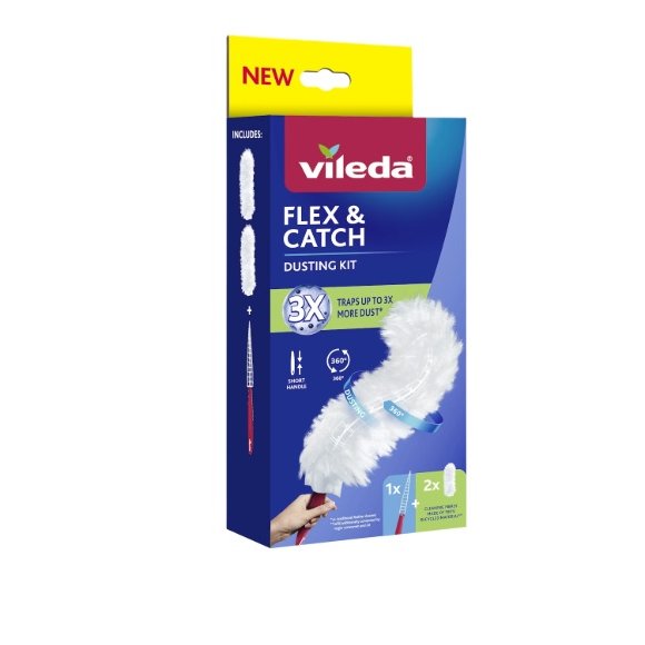 VILEDA PIUMINO CATTURAPOLVERE FLEX & CATCH SHORT +2 