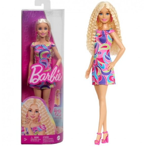 BARBIE DOLL BLOND WAVY HAIR