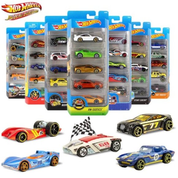 HOT WHEELS CORE 5 VEICOLI ASSORTITI