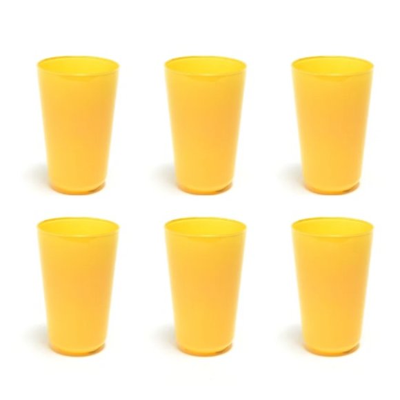 MERCURY BICCHIERI "ELEGANT" BIBITA GIALLI - 400 ML MERCURY BICCHIERI "ELEGANT" BIBITA GIALLI - 400 ML