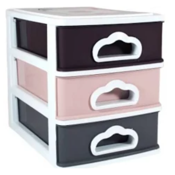 FATIGATI Cassettiera in plastica 3 cassetti - 30810