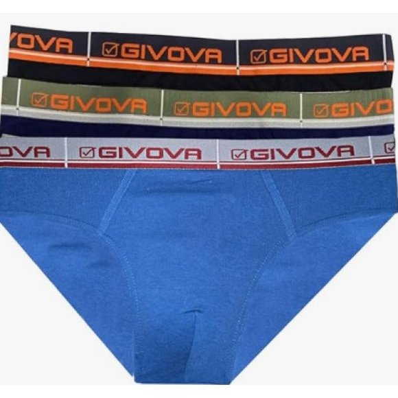 GIVOVA SLIP UOMO ART.GS143 TRIPACCO - COLORI ASSORTITI 