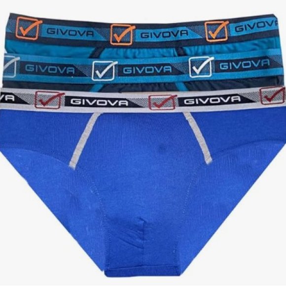 GIVOVA SLIP UOMO TRIPACCO ART.GS145 - COLORI ASSORTITI 