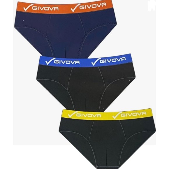 GIVOVA SLIP UOMO ART.GS700 TRIPACCO - COLORI ASSORTITI 