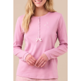NOI DI NOTTE-Pigiama Donna Caldo Cotone Articolo Heart FA9273 