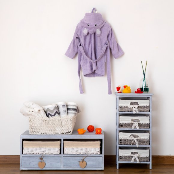 RIVIERA - ACCAPPATOIO BABY ANIMAL - HIPPO 