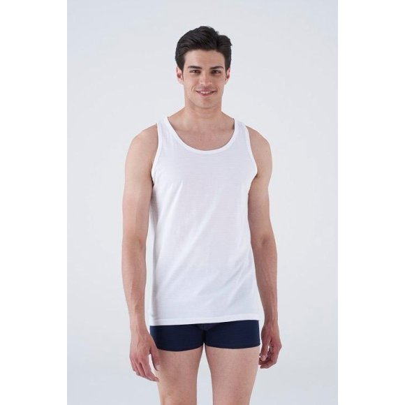 KAREL - MAGLIETTA UOMO SPALLA LARGA COD.UK81BI BIANCO - TAGLIA 4