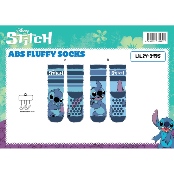 SET 2 PAIA CALZINI STITCH - TAGLIA DA 23 A 34