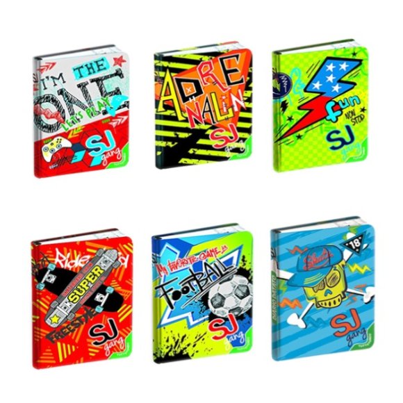 SEVEN DIARIO STANDARD 10 MESI SJ GANG BOY ADRWNALIN - COLORI ASSORTITI 