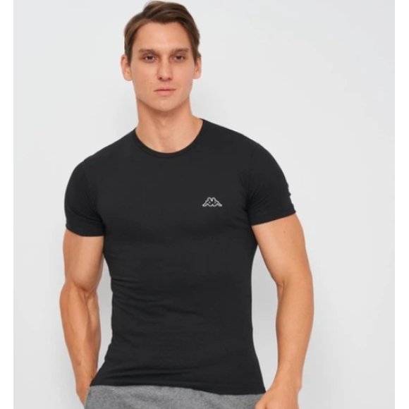 KAPPA MAGLIA UOMO GIROCOLLO - NERA