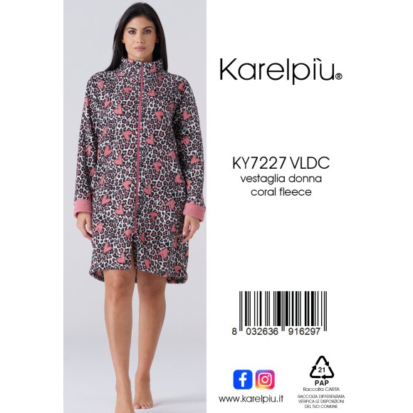 KAREL - VESTAGLIA DONNA COD.KF7227VLDC