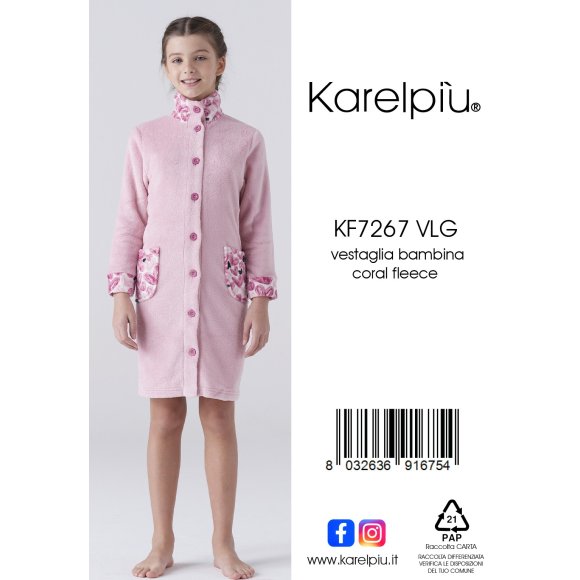 KAREL - VESTAGLIA BAMBINA COD.KF7267VLG