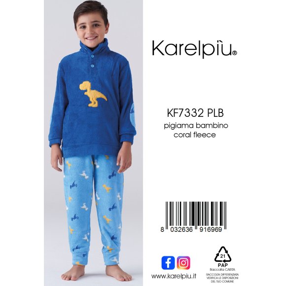 KAREL - PIGIAMA BAMBINO COD. KF7332PLB