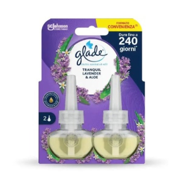 GLADE RICARICA ELETTRICA - LAVANDA & ALOE - 2PZ