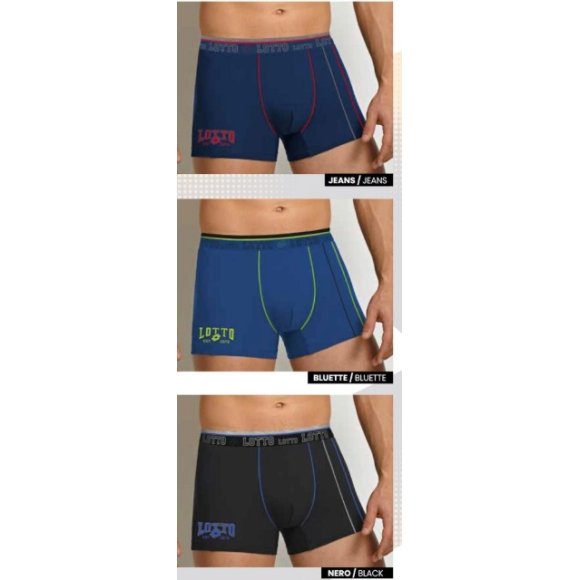 LOTTO BOXER UOMO ART.LB1368 - COLORI ASSORTITI 