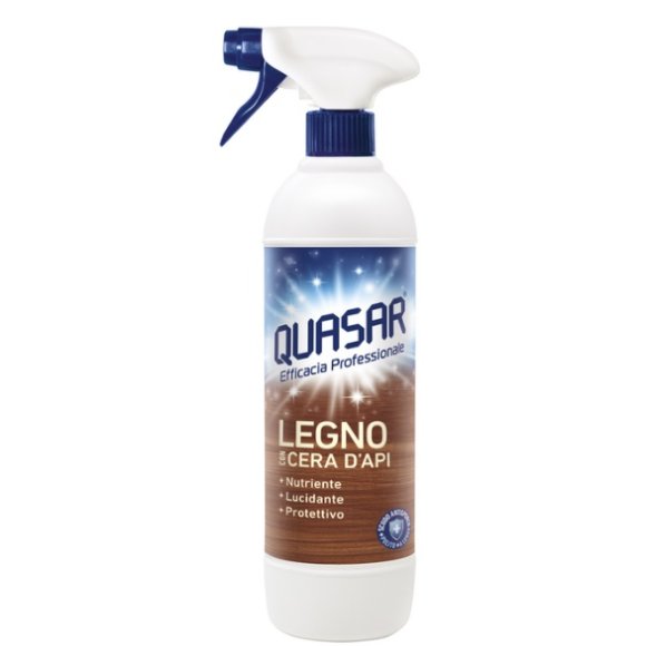 QUASAR LEGNO CON CERA D'API TRIGGER - 580 ML