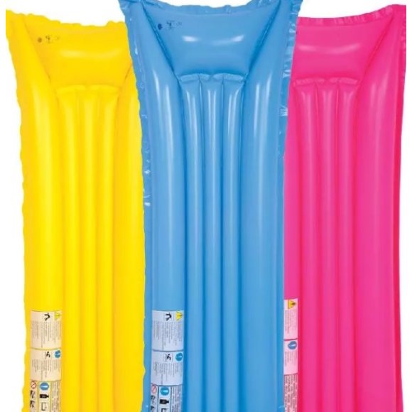 MATERASSINO GONFIABILE 138X75 CM - COLORI ASSORTITI MATERASSINO GONFIABILE 138X75 CM - COLORI ASSORTITI