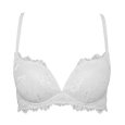 LORMAR - PUSHUP SENZA FERRETTO IN PIZZO "DESIDERIO" DALLA 2 ALLA 5 - BIANCO 