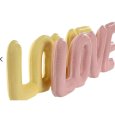 DECORAZIONE DOLOMITE LOVE 24x2,5x10 CM - COLORI ASSORTITI DECORAZIONE DOLOMITE LOVE 24x2,5x10 CM - COLORI ASSORTITI