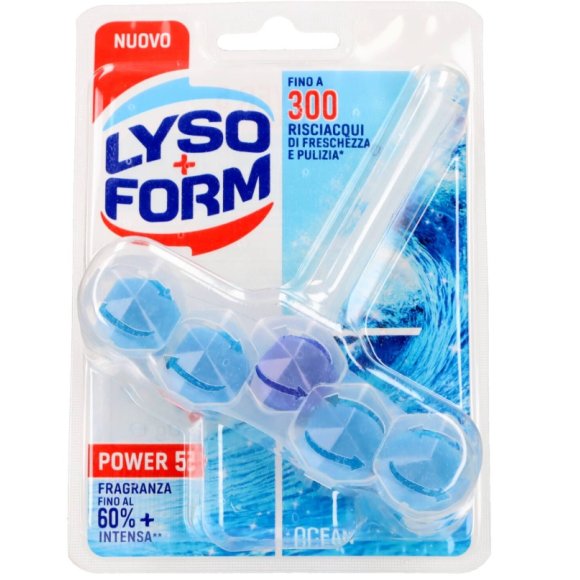 LYSOFORM WC TAVOLETTA DETERGENTE OCEAN 1 PEZZO - 55 GR 