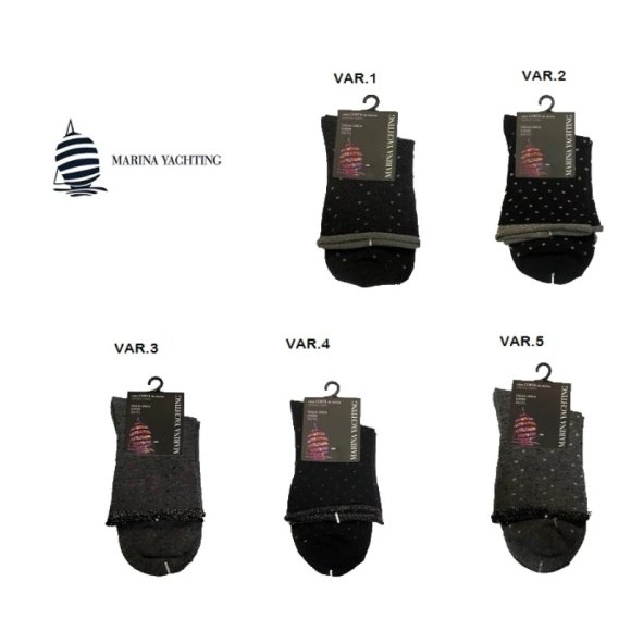 MARINA YATCH CALZINO DONNA CORTO ART.MT138 FANTASIE ASSORTITE