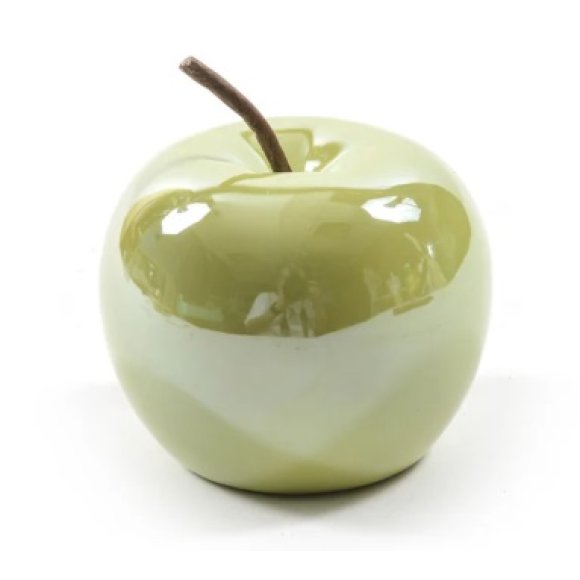 MERCURY MELA VERDE IN CERAMICA - DIAMENTRO 8,5cm