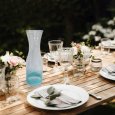 CARAFFA DELL'ACQUA IN VETRO - DECORI ASSORTITI 