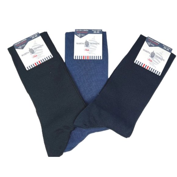 MARINA YACHTING CALZINO UOMO LUNGO ART.MF301 3 PEZZI - COLORI ASSORTITI 