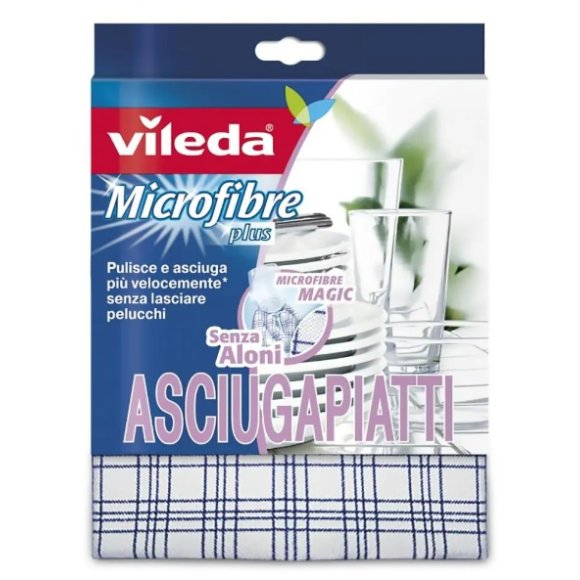 VILEDA PANNO IN MICROFIBRA ASCIUGAPIATTI VILEDA PANNO IN MICROFIBRA ASCIUGAPIATTI