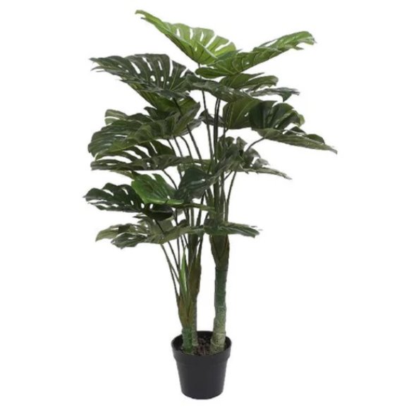 PIANTA ARTIFICIALE MONSTERA VERDE