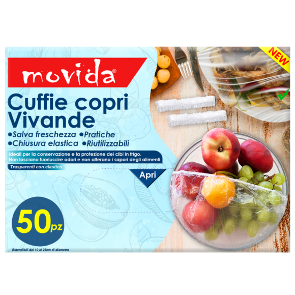 MOVIDA COPRIVIVANDE SALVAFRESCHEZZA  - 50 PEZZI