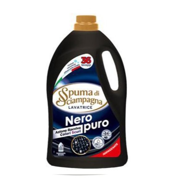 SPUMA DI SCIAMPAGNA LAVATRICE NERO PURO 36 LAV - 1620 ML SPUMA DI SCIAMPAGNA LAVATRICE NERO PURO 36 LAV - 1620 ML
