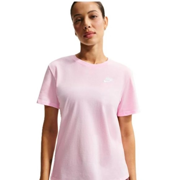 NIKE T-SHIRT DA DONNA SPORTSWEAR CLUB ESSENTIALS- ROSA NIKE T-SHIRT DA DONNA SPORTSWEAR CLUB ESSENTIALS- ROSA
