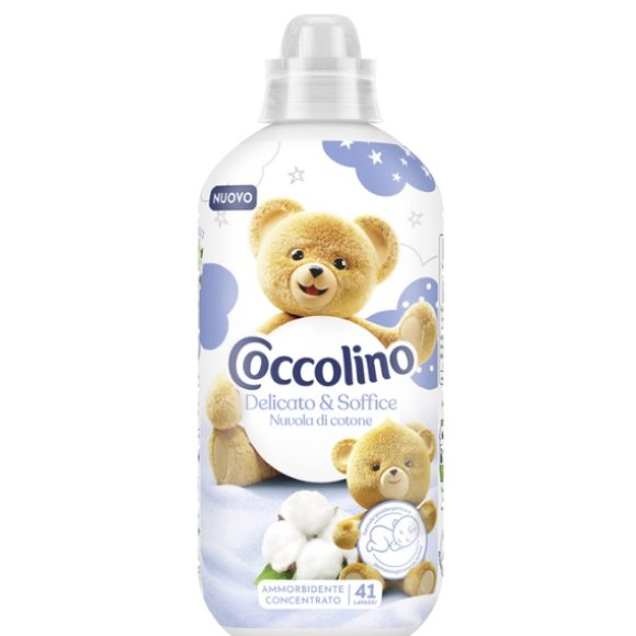 COCCOLINO AMMORBIDENTE CONCENTRATO DELICATO & SOFFICE 41 LAVAGGI  - 952 ML