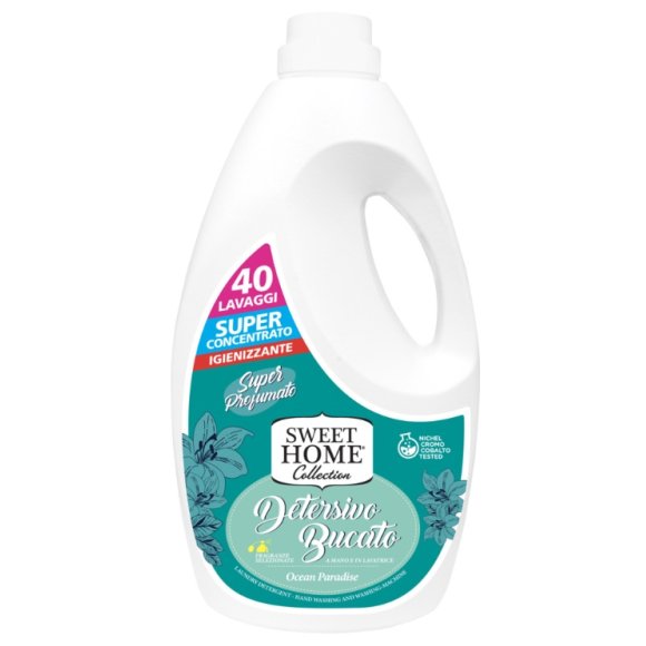 SWEET HOME COLLECTION DETERSIVO PER BUCATO  SUPER CONCENTRATO  FRAGRANZA OCEAN PARADISE - 1950 ML