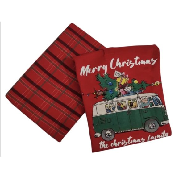 ORONERO PIGIAMA DONNA IN CALDO COTONE A TEMA NATALIZIO ART.ODN503 