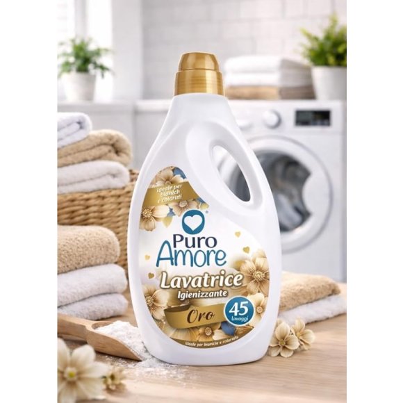 PURO AMORE LAVATRICE ORO 45LAV. 2025ml PURO AMORE LAVATRICE ORO 45LAV. 2025ml