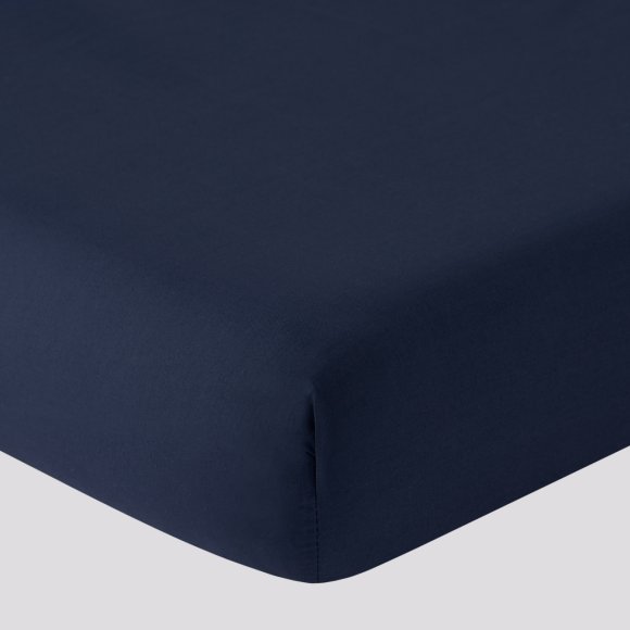 RIVIERA - LENZUOLO 1 PIAZZA CON ANGOLI "PAINT" - BLU NAVY