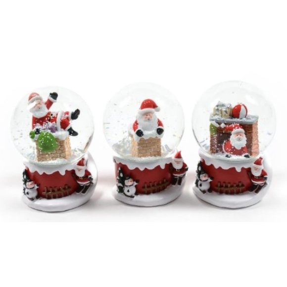 NATALE -PALLA DI NEVE DIAM. 8XH.10CM ASSORT