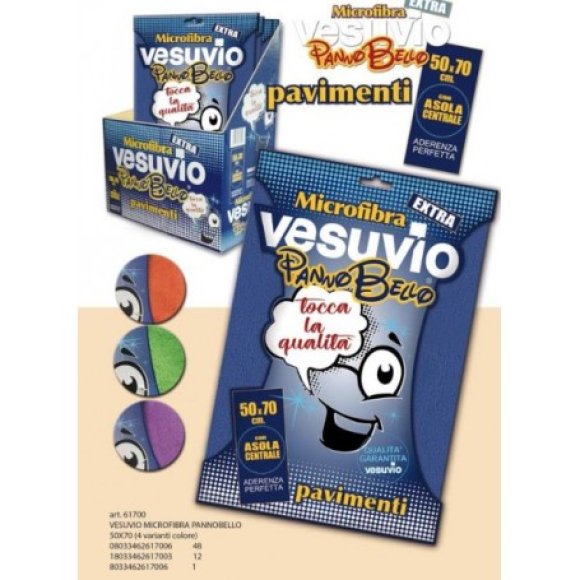 PANNO MICROFIBRA VESUVIO "PANNO BELLO" 50 X 70 CM