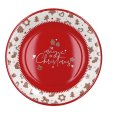 NATALE- SET DA 12 PIATTI DI CARTA -DIAM