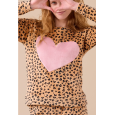 NOI DI NOTTE-Pigiama Donna Ciniglia Felpata - soft touch articolo Animalier FA009289