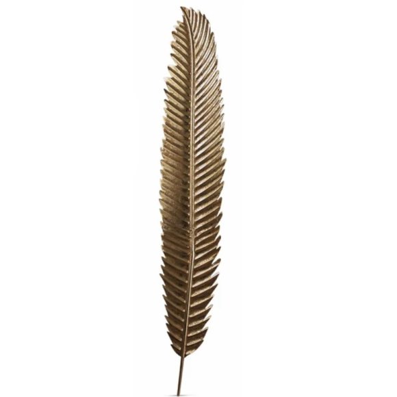 PIUMA IN FERRO X DECORAZIONE -  28X165H CM
