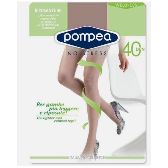 POMPEA CALZE DONNA 40DEN - POLVERE  DORATA