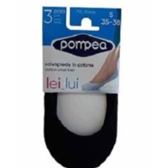 POMPA SET 3 SALVAPIEDE UNISEX - NERO 