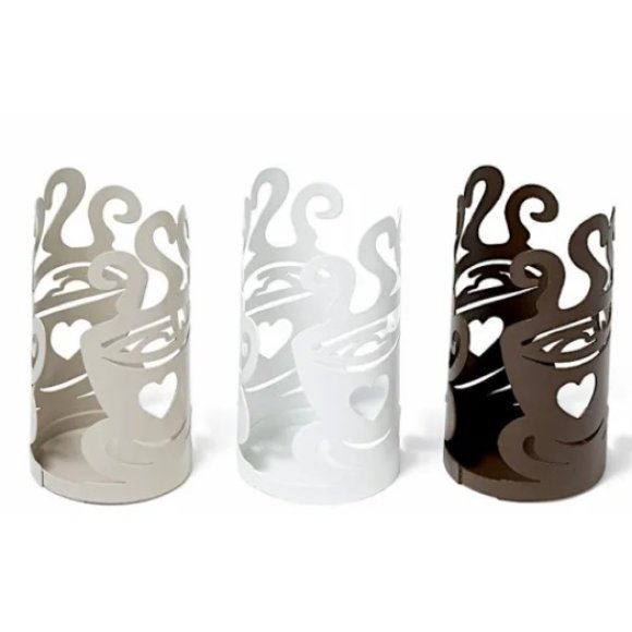 MERCURY PORTABICCHIERI IN METALLO 8X15 CM – FANTASIE ASSORTITE