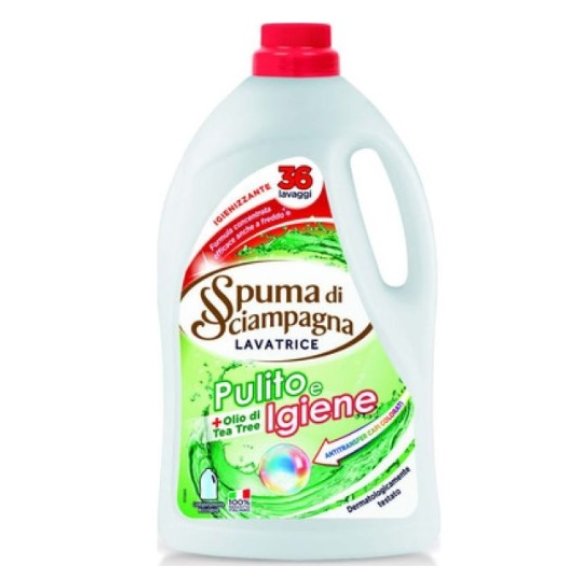 SPUMA DI SCIAMPAGNA LAVATRICE PULITO E IGIENE 36 LAV - 1620 ML SPUMA DI SCIAMPAGNA LAVATRICE PULITO E IGIENE 36 LAV - 1620 ML