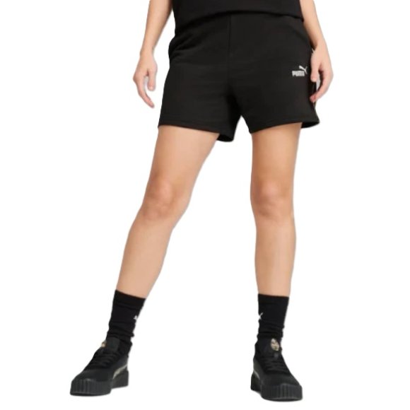 PUMA ESS GRAPHIC ANIMAL SHORTS TR 5 PANTALONCINO DONNA -NERO PUMA ESS GRAPHIC ANIMAL SHORTS TR 5 PANTALONCINO DONNA -NERO
