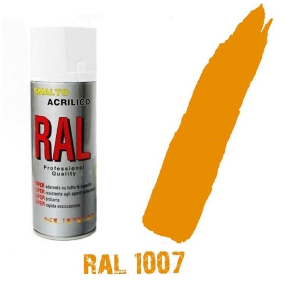 VERNICE SPRAY COD.RAL1007 - GIALLO CROMO