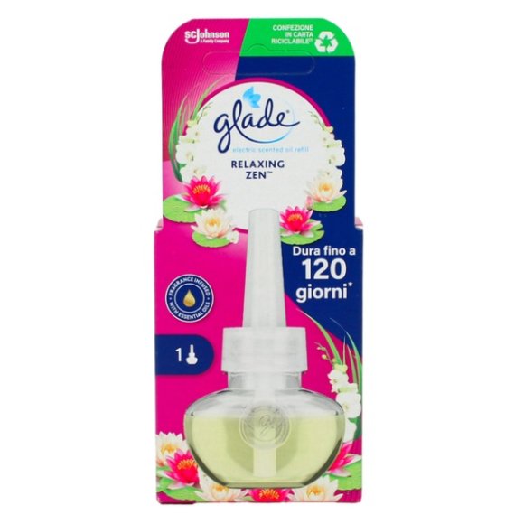 GLADE ELECTRIC ESSENTIAL OIL RICARICA LIQUIDA RELAXING ZEN 20 ML 